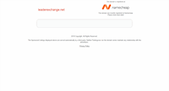 Desktop Screenshot of leaderexchange.net